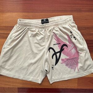 OG SAINT POTENTIAL CREAM ANGEL MESH SHORTS 🩳 🕊️